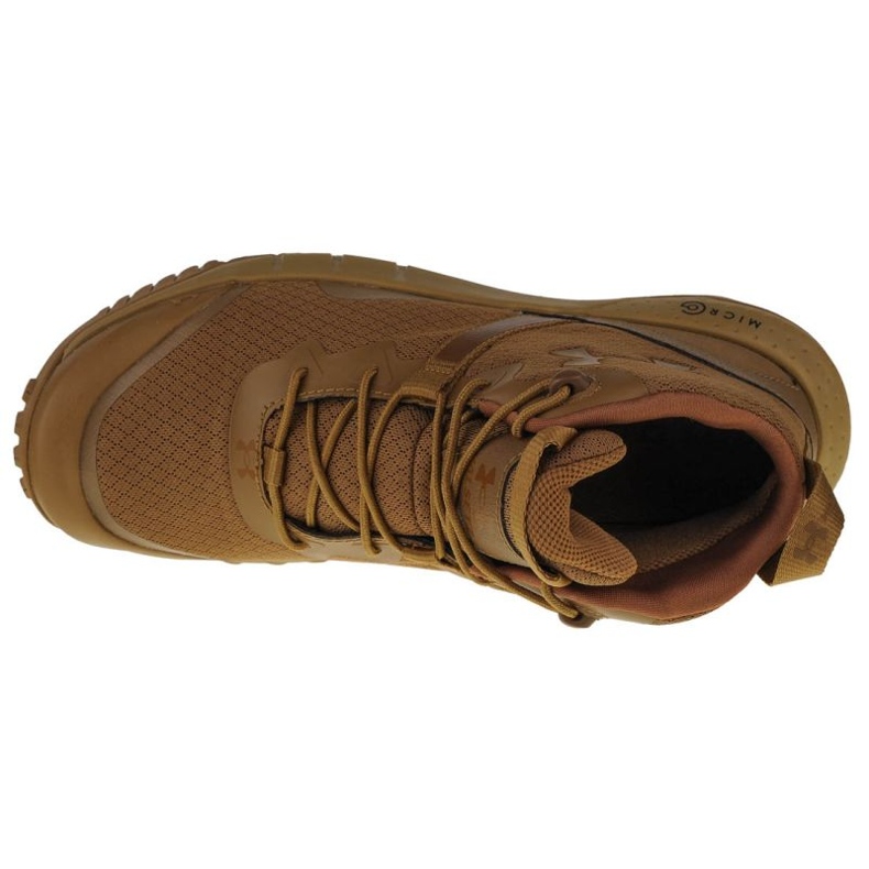 Under Armour Zapatos deportivos masculinos bajo armadura micro g valsetz a mediados de 3023741-200 beige 3