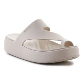 Flip-Flops Crocs Getaway Platform Toe Loop 210834-0LH beige 1 Flip-Flops Crocs Getaway Platform Toe Loop 210834-0LH beige 1