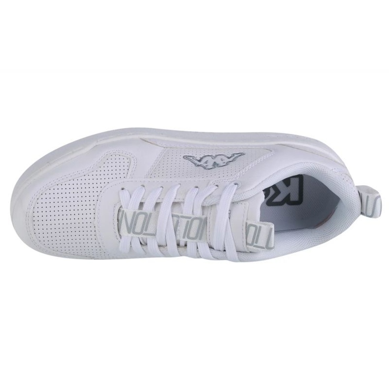 Zapatos deportivos femeninos kappa fogo pf 243324oc-1010 blanco 2