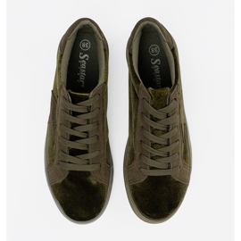 Seastar Zapatillas de zapatillas de color verde oscuro con una estrella 5