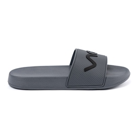 Shelvt Chanclas grises con la inscripción 1