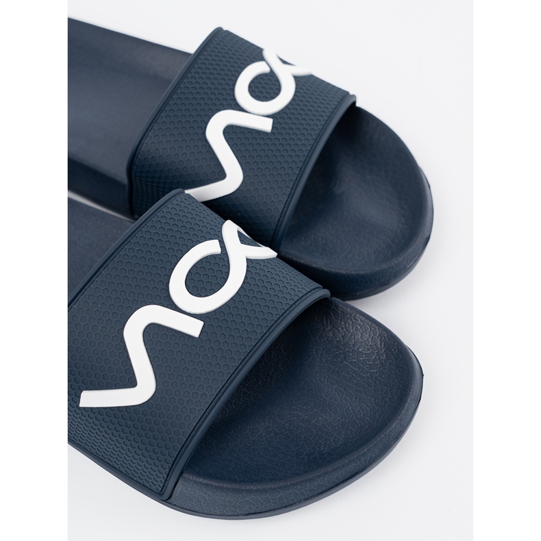 Shelvt Zapatillas azul marino con la inscripción 1