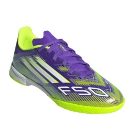 ADIDAS F50 LIGA EN JR JH7750 Zapatos de fútbol púrpura 1