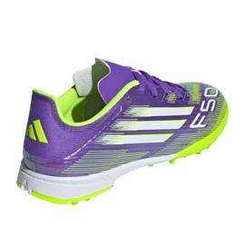 Zapatillas de fútbol adidas f50 liga tf jr ji0000 violeta 2