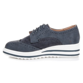 Vices Zapatos de ante con cordones gris 3