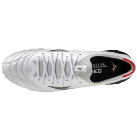 Mizuno Morelia Neo IV Beta Elite FG M P1GA254209 Zapatos de fútbol blanco 2