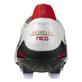 Mizuno Morelia Neo IV Beta Elite FG M P1GA254209 Zapatos de fútbol blanco 3