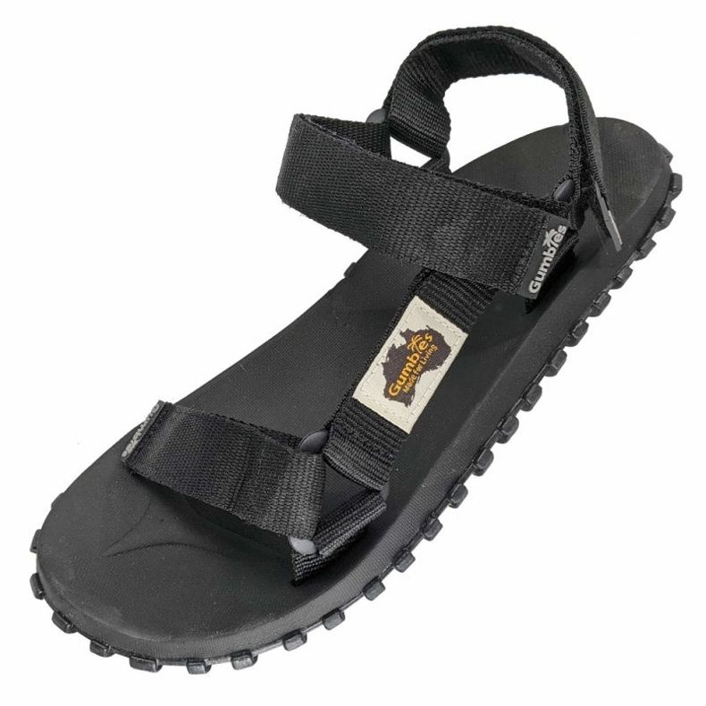 Sandalias masculinas Gumbies Scrambler Sandal negro 2