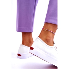 Zapatillas de deporte femenino en la plataforma Cross Jeans LL2R4040 White blanco 3
