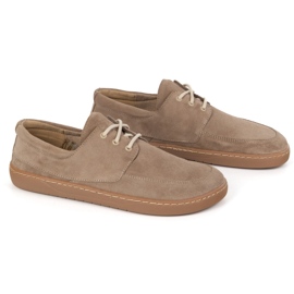 Olivier Mocasines para mujeres Barefoot 0797W - Polaco de encaje - UP ZAPATOS DE CUERO beige 4