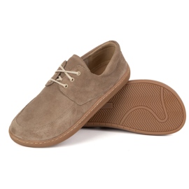 Olivier Mocasines para mujeres Barefoot 0797W - Polaco de encaje - UP ZAPATOS DE CUERO beige 5