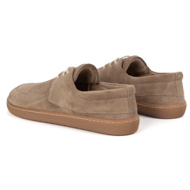 Olivier Mocasines para mujeres Barefoot 0797W - Polaco de encaje - UP ZAPATOS DE CUERO beige 6