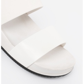 SHELOVET Cómodas pantuflas blancas blanco 1 SHELOVET Cómodas pantuflas blancas blanco 1