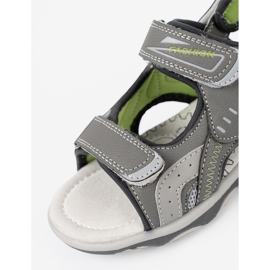 Shelvt Sandalias de chicos grises 6