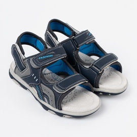 Shelvt Sandalias de niños de granada azul 4