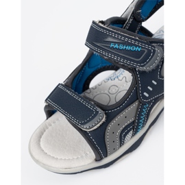 Shelvt Sandalias de niños de granada azul 2