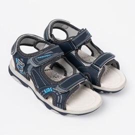 Shelvt Sandalias para niños azul marino 3