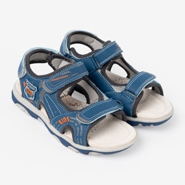 Shelvt Sandalias de chicos azules 2