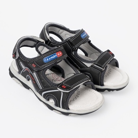 Shelvt Sandalias de chicos negros 3