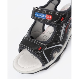 Shelvt Sandalias de chicos negros 6