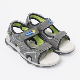 Shelvt Sandalias de chicos grises 3