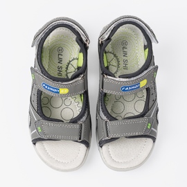 Shelvt Sandalias de chicos grises 4
