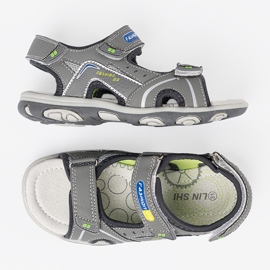 Shelvt Sandalias de chicos grises 5