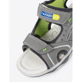 Shelvt Sandalias de chicos grises 6