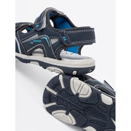 Shelvt Sandalias de chicos grises azul 1
