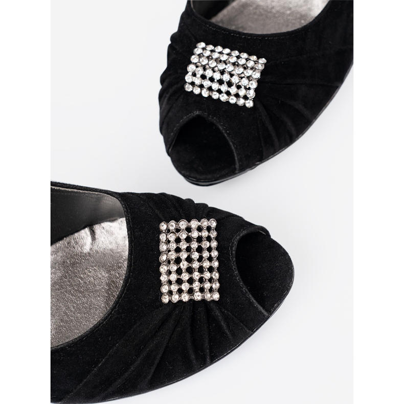 Shelvt Bombas negras abiertas negro 1