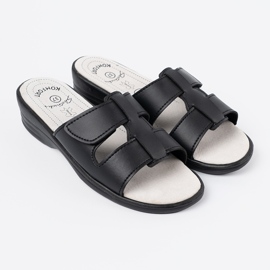 Shelvt Cuñas negras para mujeres beige 5