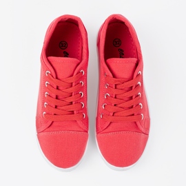 Shelvt Zapatillas de zapatillas rojas rojo 3