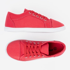 Shelvt Zapatillas de zapatillas rojas rojo 4