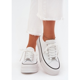 Boto Zapatillas de deporte para mujeres en la plataforma masiva White Marinae blanco 3