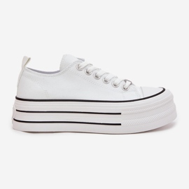 Boto Zapatillas de deporte para mujeres en la plataforma masiva White Marinae blanco 8