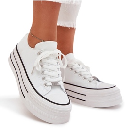 Boto Zapatillas de deporte para mujeres en la plataforma masiva White Marinae blanco 9