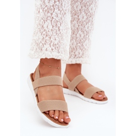 Boto Sandalias femeninas clásicas Pissed Beige Felira 2