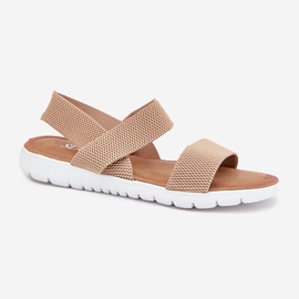 Boto Sandalias femeninas clásicas Pissed Beige Felira 4