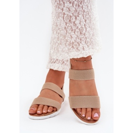 Boto Sandalias femeninas clásicas Pissed Beige Felira 3