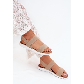Boto Sandalias femeninas clásicas Pissed Beige Felira 7