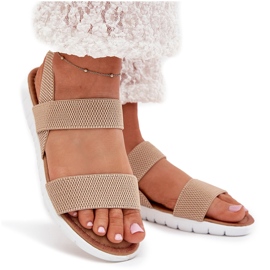 Boto Sandalias femeninas clásicas Pissed Beige Felira 10