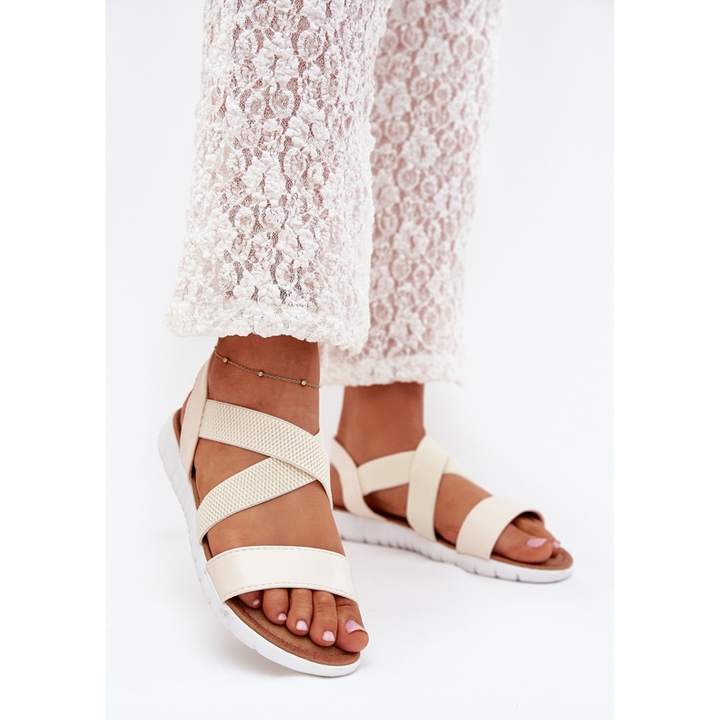 Boto Las sandalias de mujer clásicas resbalaron beige beige norina 2