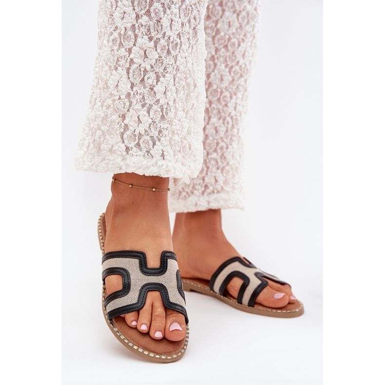 Boto Chanclas planas de mujeres de Verya Black Verya negro 2