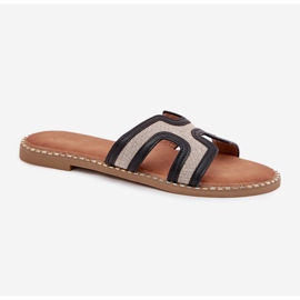 Boto Chanclas planas de mujeres de Verya Black Verya negro 4