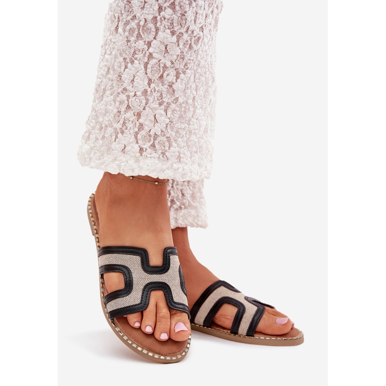 Boto Chanclas planas de mujeres de Verya Black Verya negro 1