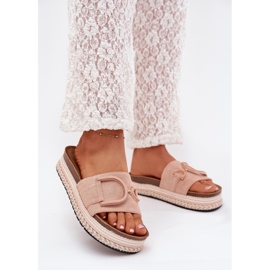 Boto Flip Flip Flip Flip en la plataforma con un adorno Pink Daphira rosado 2 Boto Flip Flip Flip Flip en la plataforma con un adorno Pink Daphira rosado 2