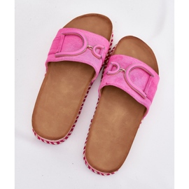 Boto Zapatillas para mujeres en la plataforma con un adorno de fucsia daphira rosado 10