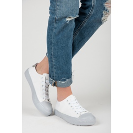 Zapatillas de mujer blanco 5
