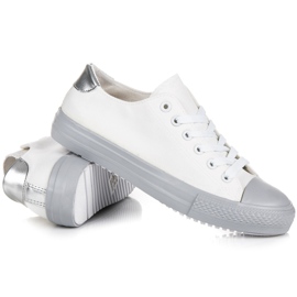Zapatillas de mujer blanco 4