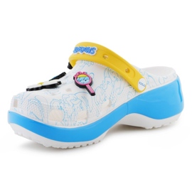Plataforma Pitufia Crocs de mujeres Clog 210822-90h blanco 3